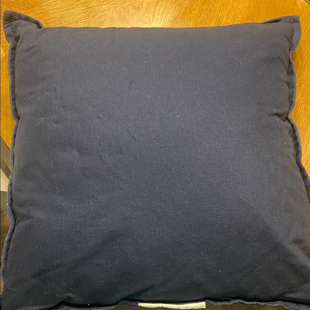 EUC HEARTH & HAND Denim Fall Velvety Pumpkin VTG Wash Decorative Pillow - Picture 7 of 7
